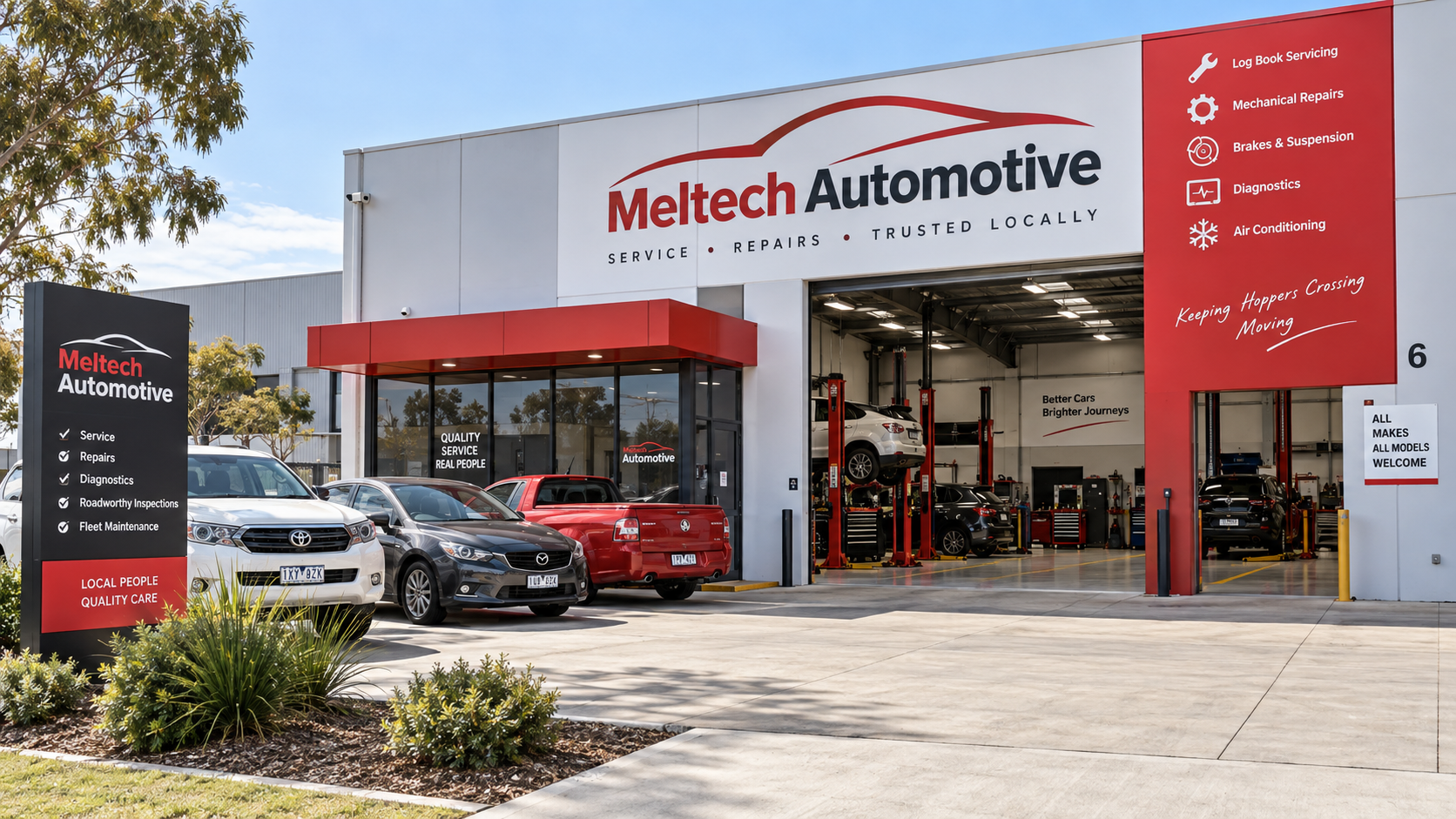 Meltech Automotive workshop exterior