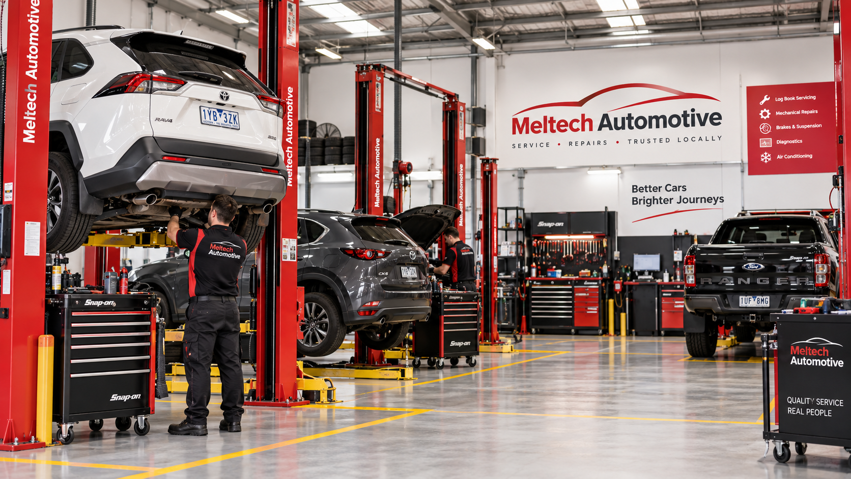 Meltech workshop interior